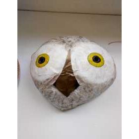 Uilenmasker papier maché