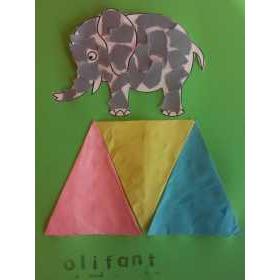 Olifant op podium