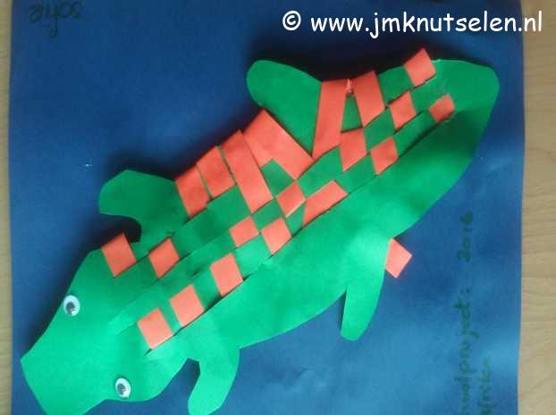 Krokodil vlechten