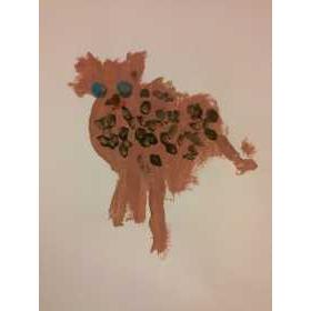 Hyena schilderen