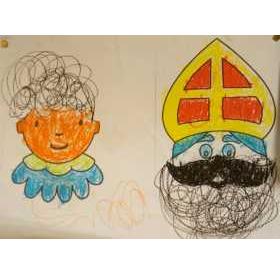 Sint en Piet hun haren