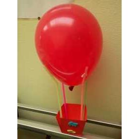 Luchtballon met ballon