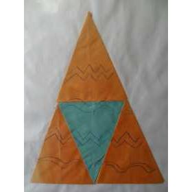 Tent van kleine driehoeken