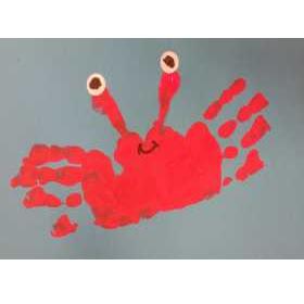 Handjes krab